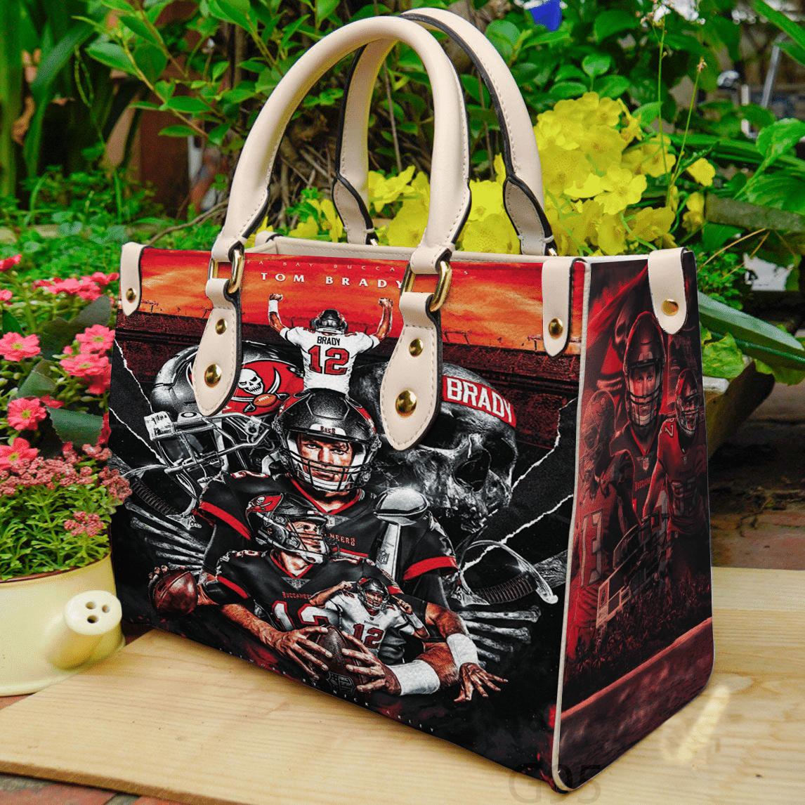 Tom Brady Leather Handbag 1 Tom Brady Leather Handbag
