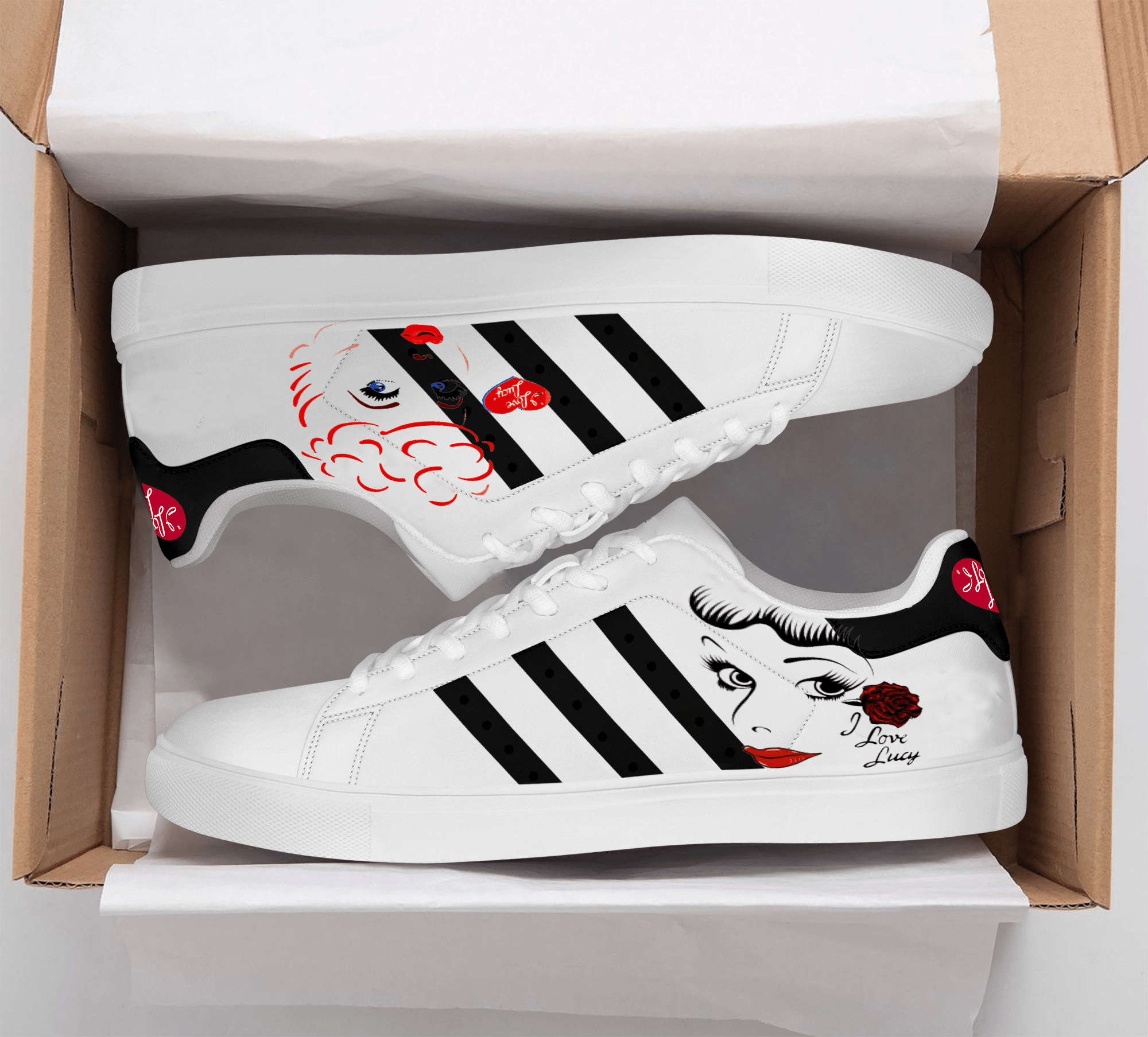 I Love Lucy Stan Smith Shoes 1 I Love Lucy Stan Smith Shoes