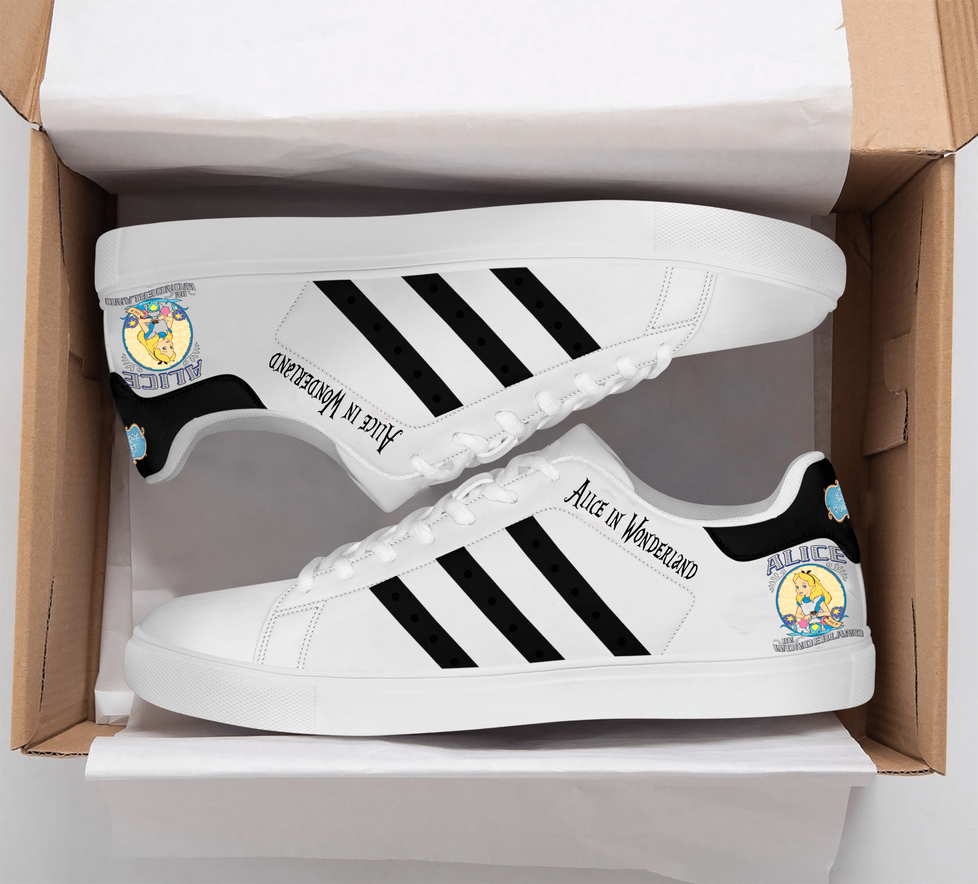 Alice In Wonderland Stan Smith Shoes 1 Alice In Wonderland Stan Smith Shoes