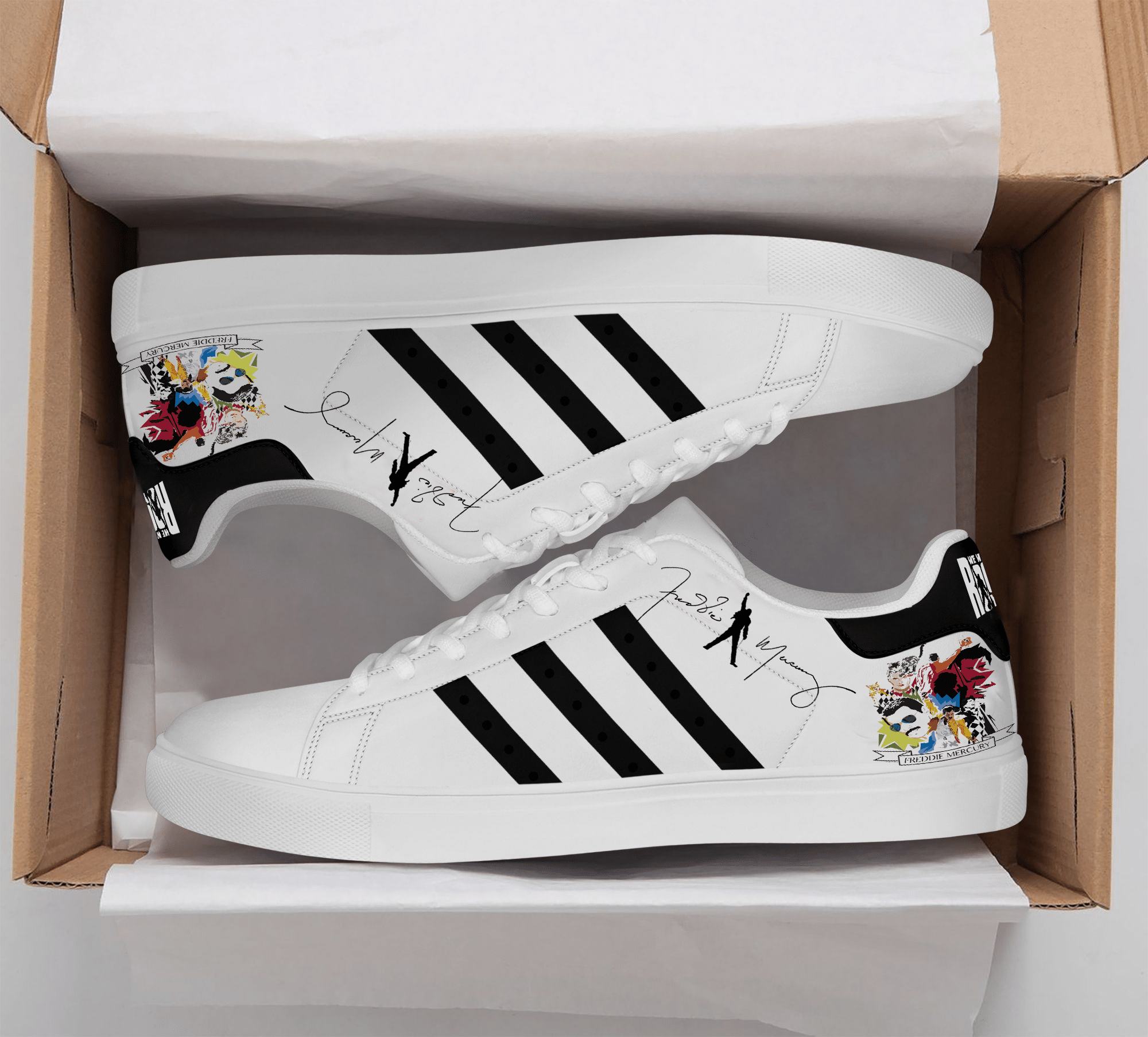 Freddie Mercury I02 Stan Smith Shoes 1 Freddie Mercury I02 Stan Smith Shoes