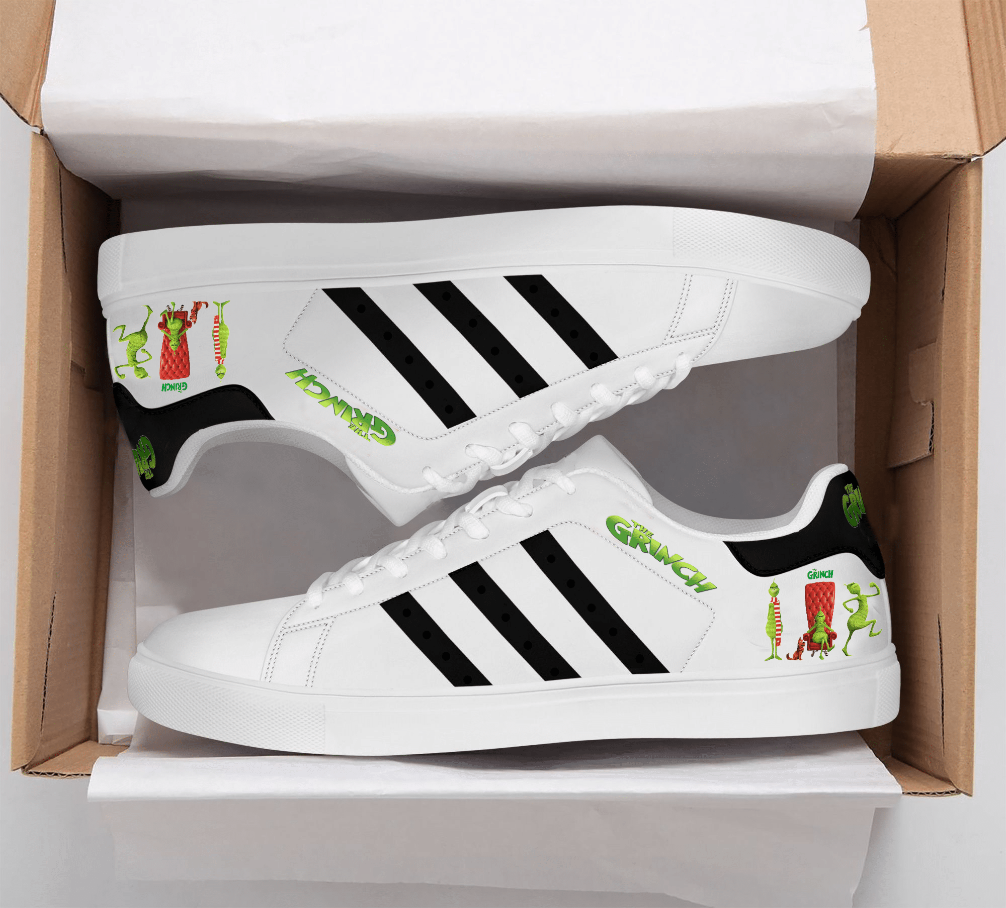 The Grinch Stan Smith Shoes 1 The Grinch Stan Smith Shoes
