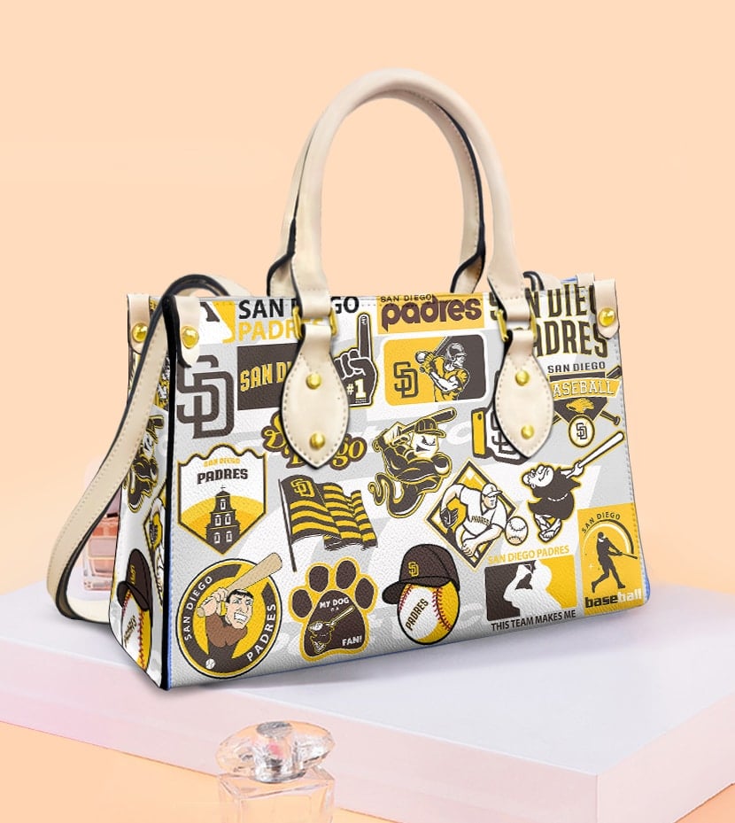 San Diego Padres G01 Hand Leather Handbag 1 San Diego Padres G01 Hand Leather Handbag