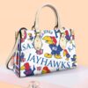 Kansas Jayhawks G01 Hand Leather Handbag