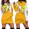 Tweety Bird Dress Hoodie Zip Hoodie 3D