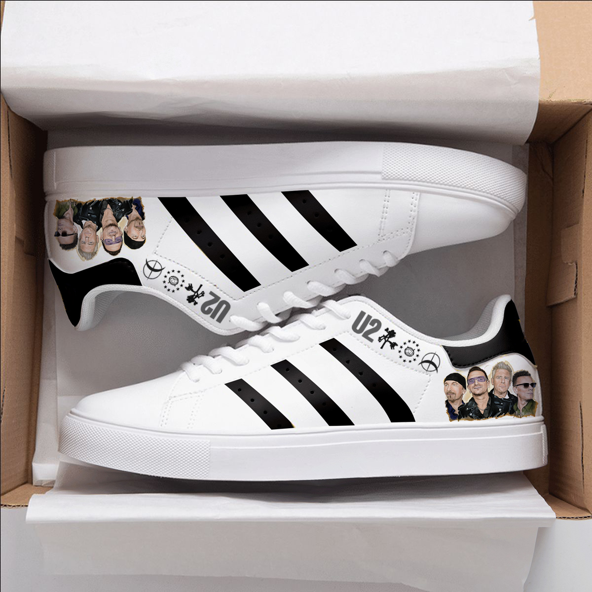 U2 Band A6 Stan Smith Shoes 1 U2 Band A6 Stan Smith Shoes