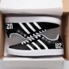 U2 Band Mate Black Stan Smith Shoes