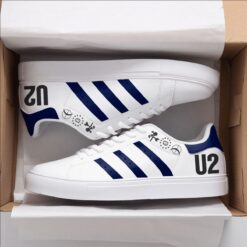 U2 Band Blue Stan Smith Shoes