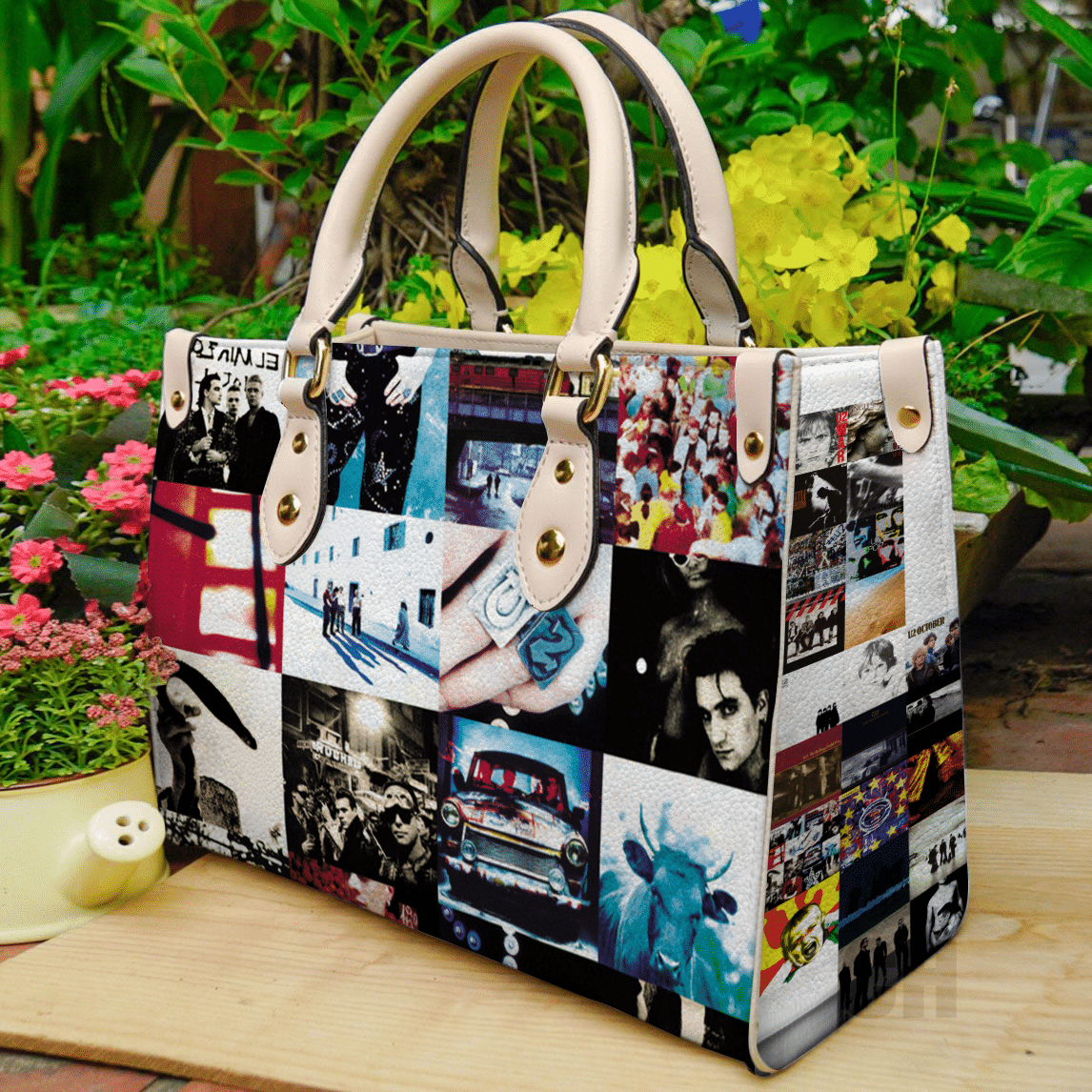 U2 Band Leather Handbag 1 U2 Band Leather Handbag
