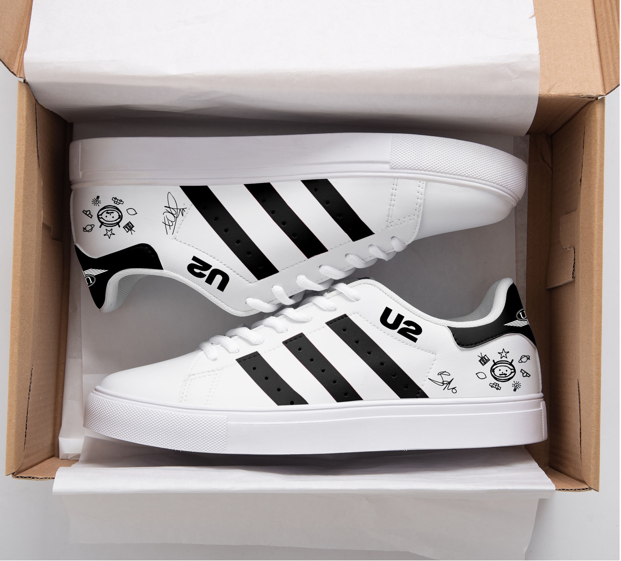 U2 Band A3 Stan Smith Shoes 1 U2 Band A3 Stan Smith Shoes