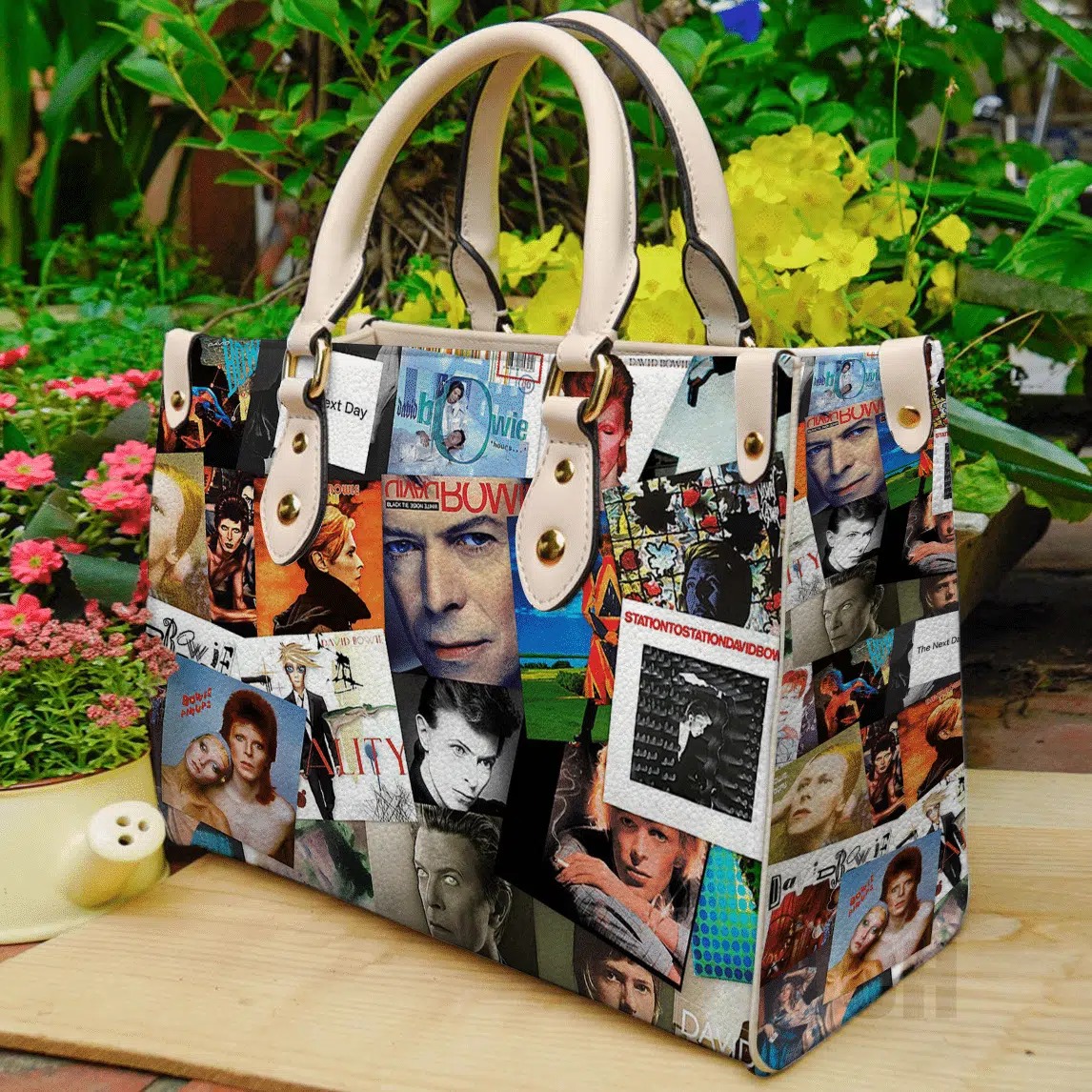 David Bowie X Leather Handbag 1 David Bowie X Leather Handbag