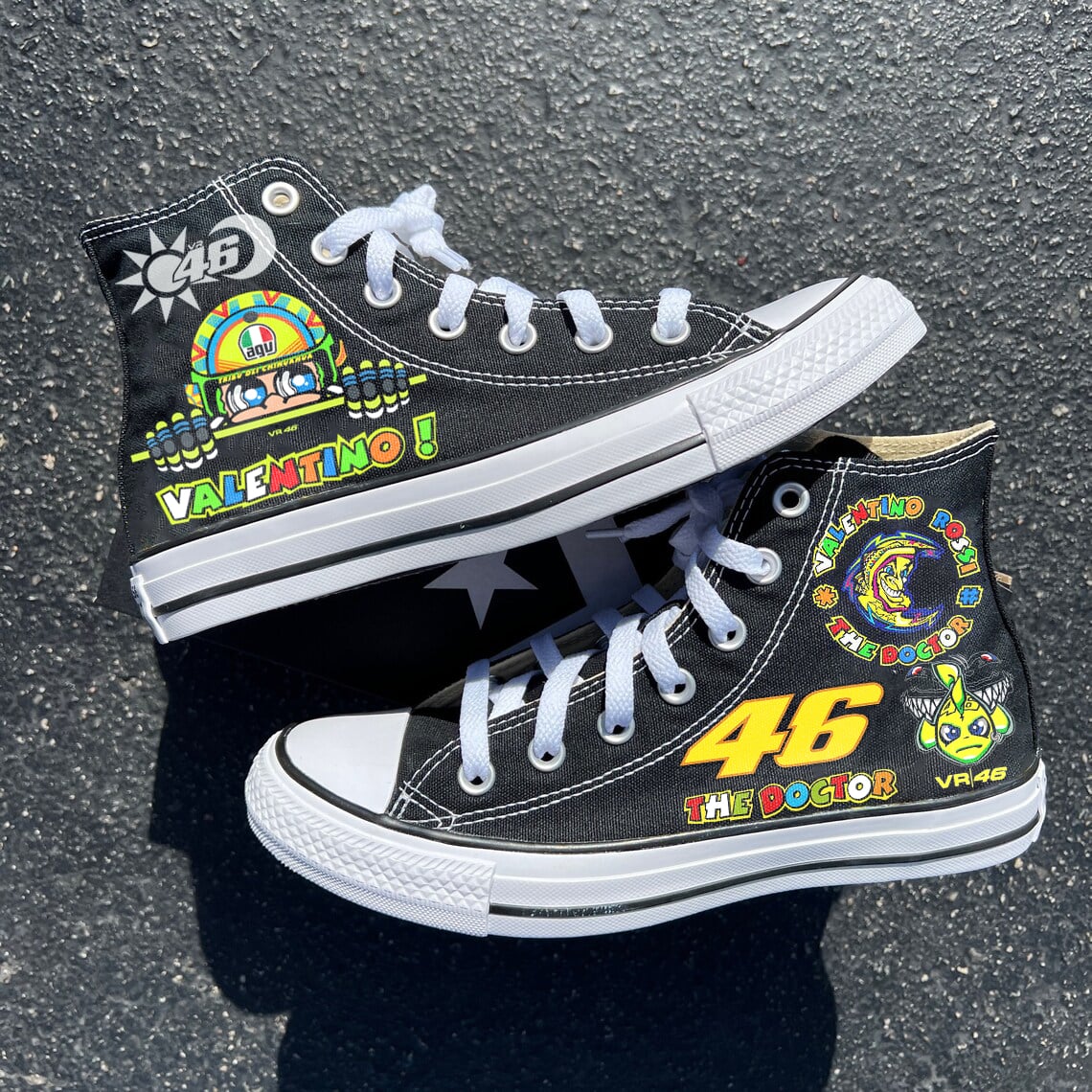 Valentino Rossi High Top Shoes 1 Valentino Rossi High Top Shoes