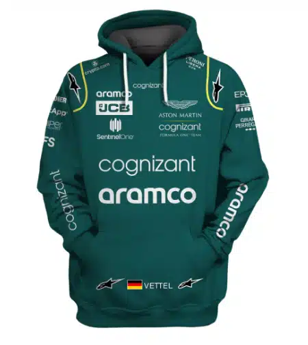 Sebastian Vettel Aston Martin Hoodie Zip Hoodie 3D 1 Sebastian Vettel Aston Martin Hoodie Zip Hoodie 3D