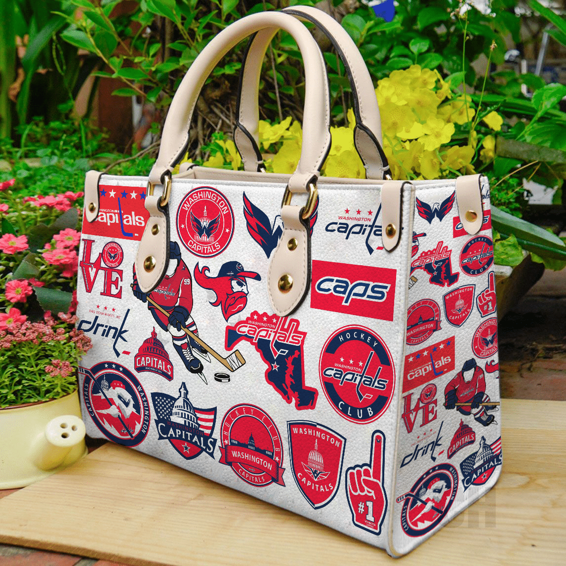Washington Capitals Leather Handbag 1 Washington Capitals Leather Handbag