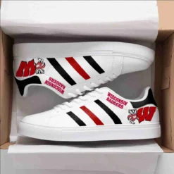 Wisconsin Badgers 1 Stan Smith Shoes