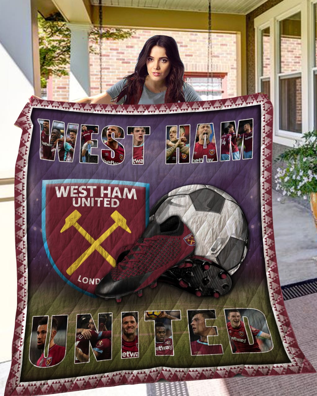 West Ham United Blanket 1 West Ham United Blanket