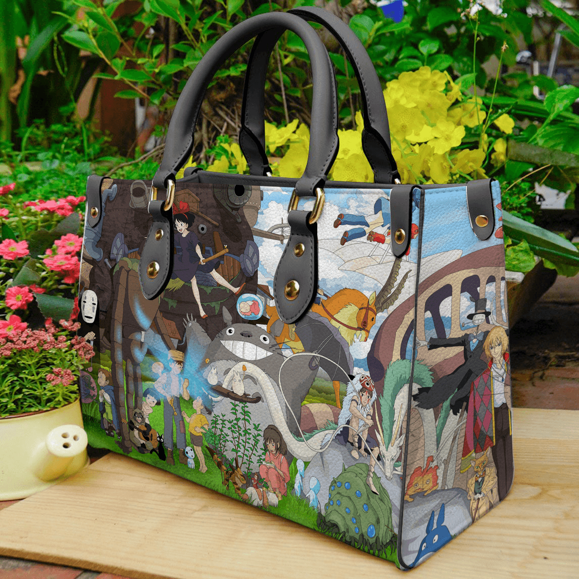Studio Ghibli A1 Leather Handbag 1 Studio Ghibli A1 Leather Handbag