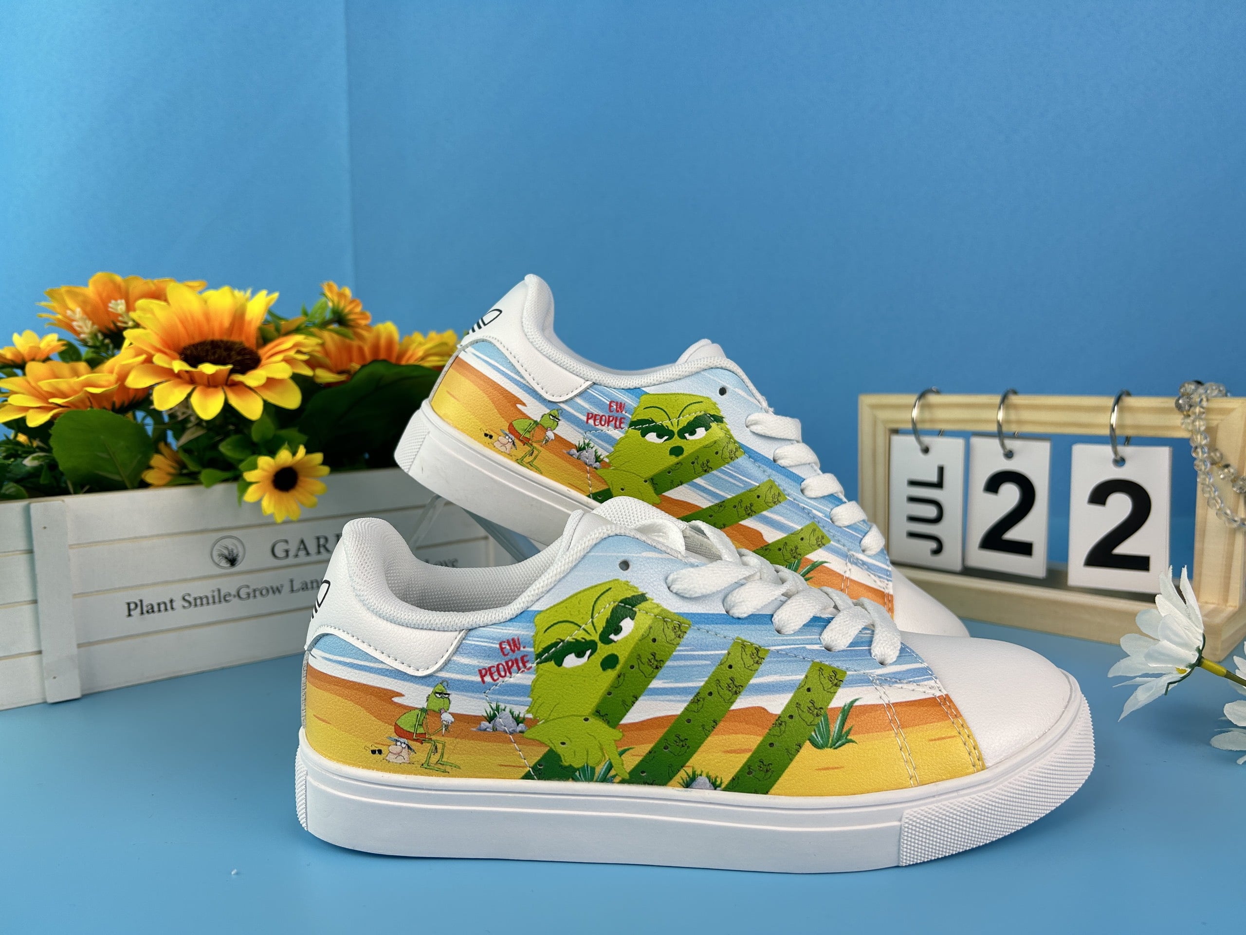 The Grinch Lover Stan Smtih Shoes 1 The Grinch Lover Stan Smtih Shoes