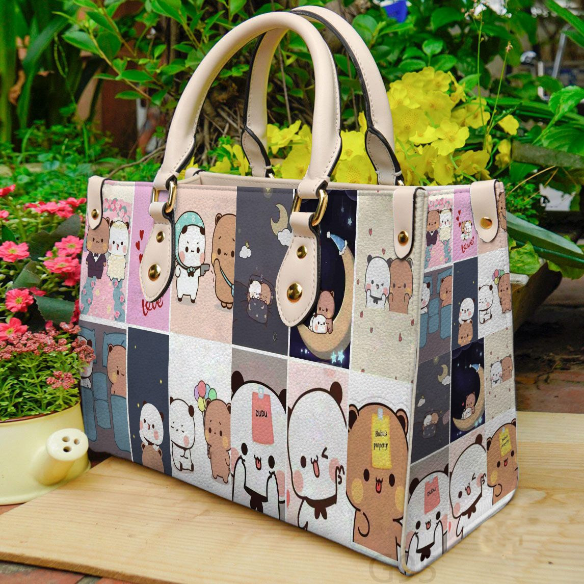 Bubu Dudu Cute Leather Handbag 1 Bubu Dudu Cute Leather Handbag