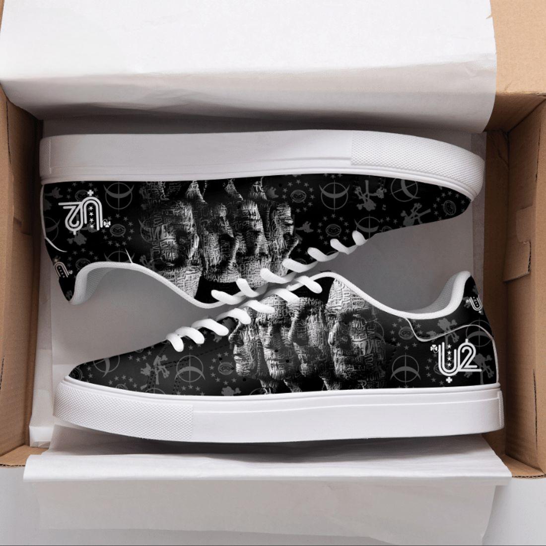 U2 Rock Band Style Stan Smith Shoes 1 U2 Rock Band Style Stan Smith Shoes