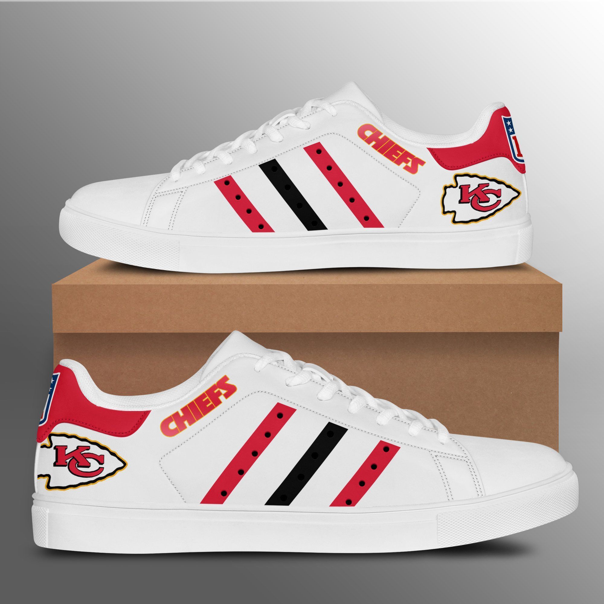 Kansas City Chiefs Stan Smith Shoes 1 Kansas City Chiefs Stan Smith Shoes