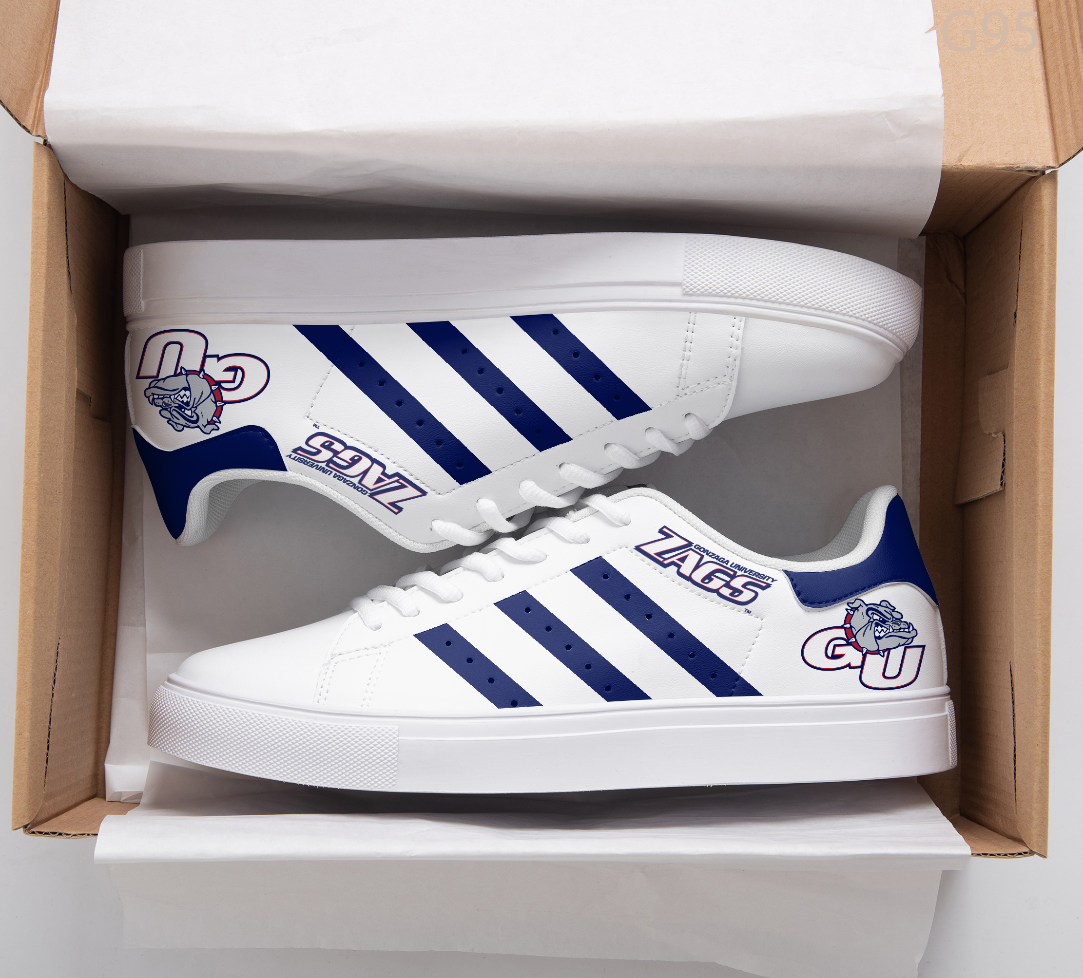 Gonzaga Bulldogs 2 Stan Smith Shoes 1 Gonzaga Bulldogs 2 Stan Smith Shoes