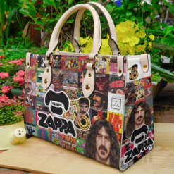 Frank Zappa 1 Leather Handbag