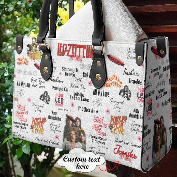 Led Zeppelin 2 Leather Handbag 1 Led Zeppelin 2 Leather Handbag