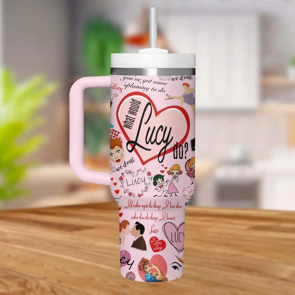 I Love Lucy 40oz Tumbler 5 I Love Lucy 40oz Tumbler - Image 5
