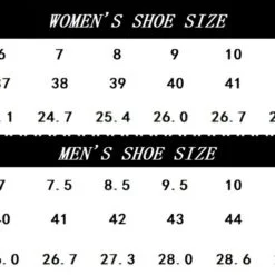 size Low Top Shoes