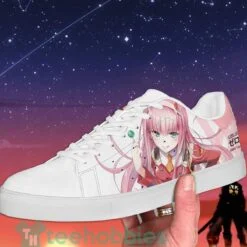 zero two custom darling in the franxx anime skate shoes for anime fans 2 GrE20