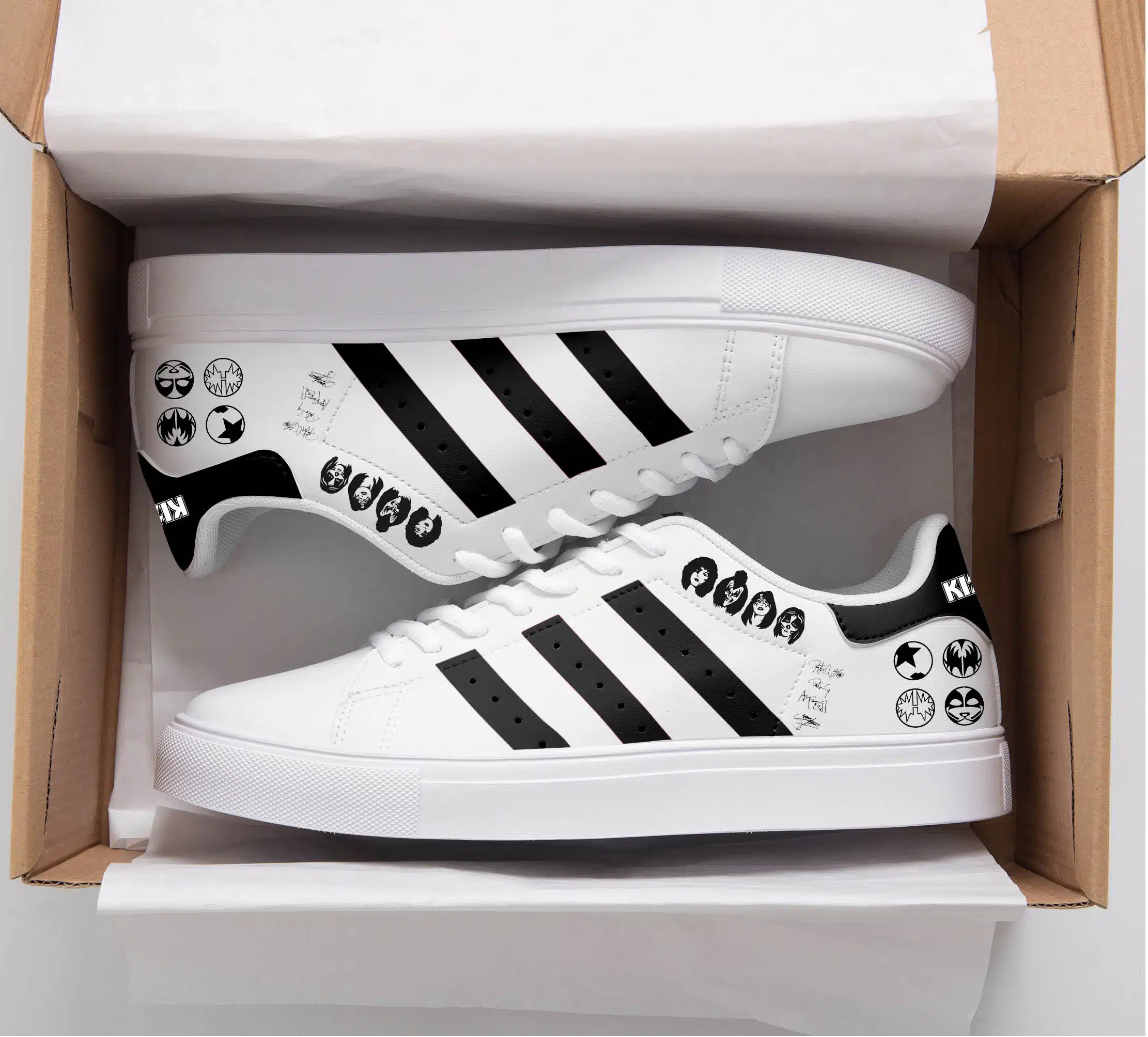 Kiss Band Lover 3 Stan Smith Shoes
